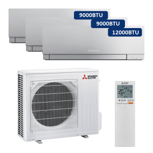 Мулти сплит система Mitsubishi Electric MXZ-3F68VF ( 3 x 12000Btu / 3 x MSZ-LN35VG )