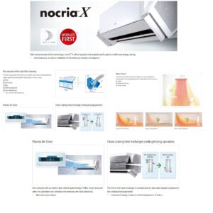 Fujitsu ASYG12KXCA/AOYG12KXCA NOCRIA X DUAL BLASTER